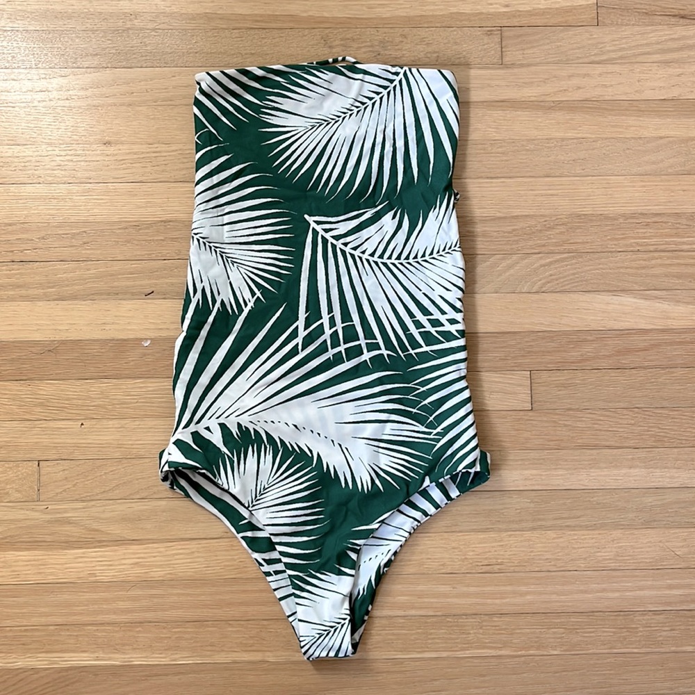 Mikoh Santorini One-Piece - Botanical Forest Print